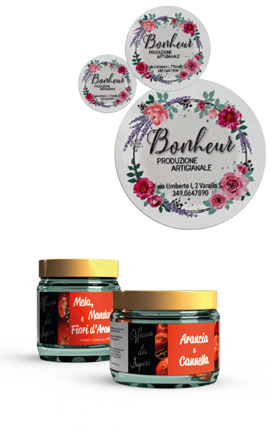 progettazione realizzazione etichette adesive